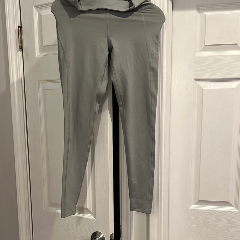 Sage/gray girlfriend collective High-Waisted Leggings